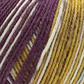 Katia Ilta Socks 204 - Pearl blackberry-Blue-Light pink-Ochre