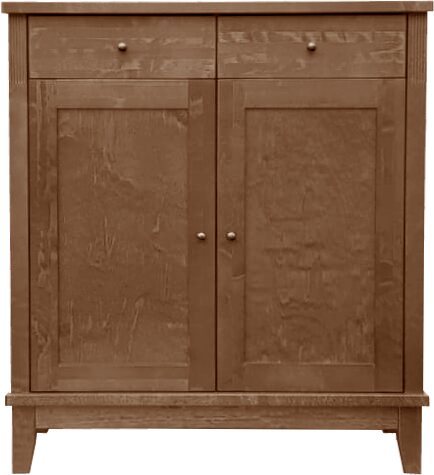 Lintula Björkman-senkki. 2-ovea ja 2-laatikkoa. Leveys: 90 cm ja korkeus: 101 cm. Useita eri värivaihtoehtoja. Pähkinä