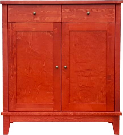 Lintula Björkman-senkki. 2-ovea ja 2-laatikkoa. Leveys: 90 cm ja korkeus: 101 cm. Useita eri värivaihtoehtoja. Kastanja