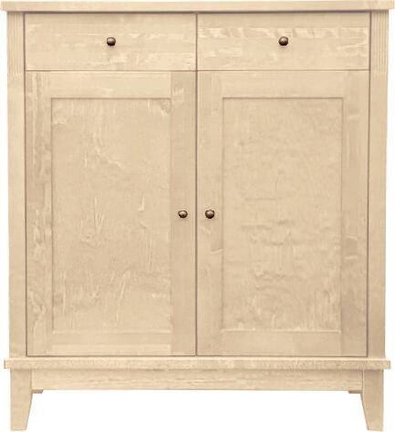 Lintula Björkman-senkki. 2-ovea ja 2-laatikkoa. Leveys: 90 cm ja korkeus: 101 cm. Useita eri värivaihtoehtoja. Lakattu Koivu