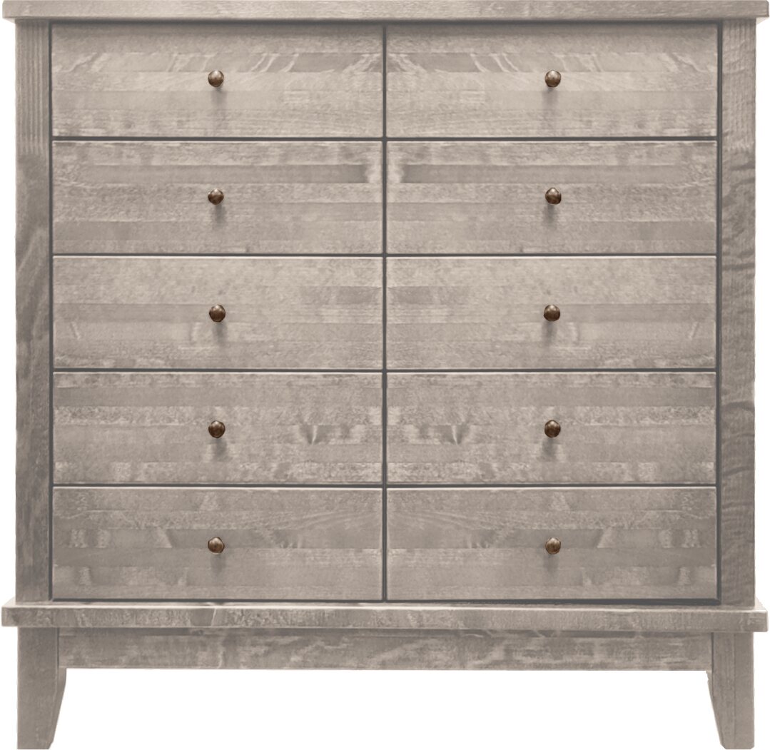 Lintula Björkman-lipasto. 10-laatikkoa. Leveys: 90 cm ja korkeus: 87 cm. Useita eri värivaihtoehtoja. Kuultoharmaa