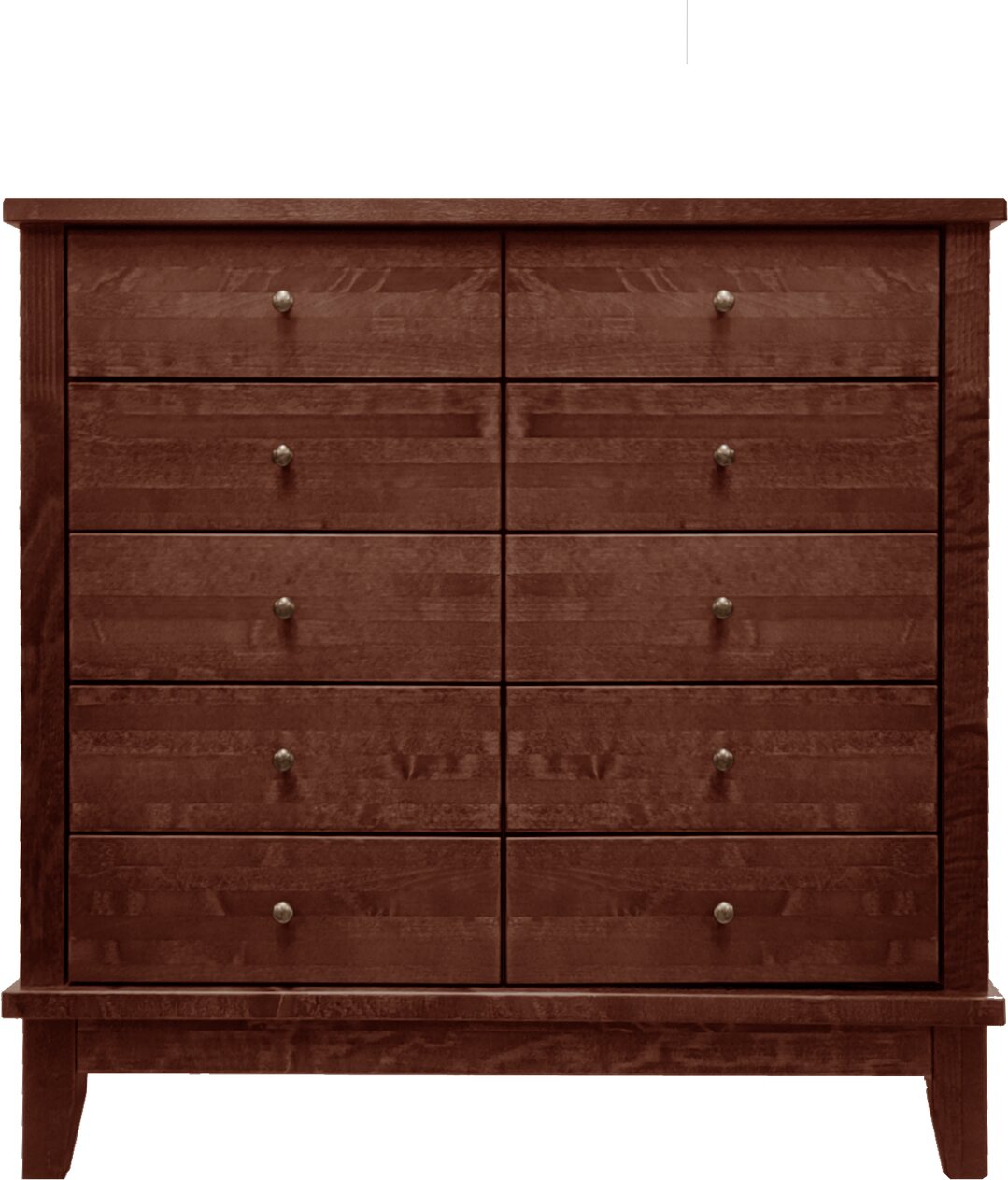 Lintula Björkman-lipasto. 10-laatikkoa. Leveys: 90 cm ja korkeus: 87 cm. Useita eri värivaihtoehtoja. Marrón 1508