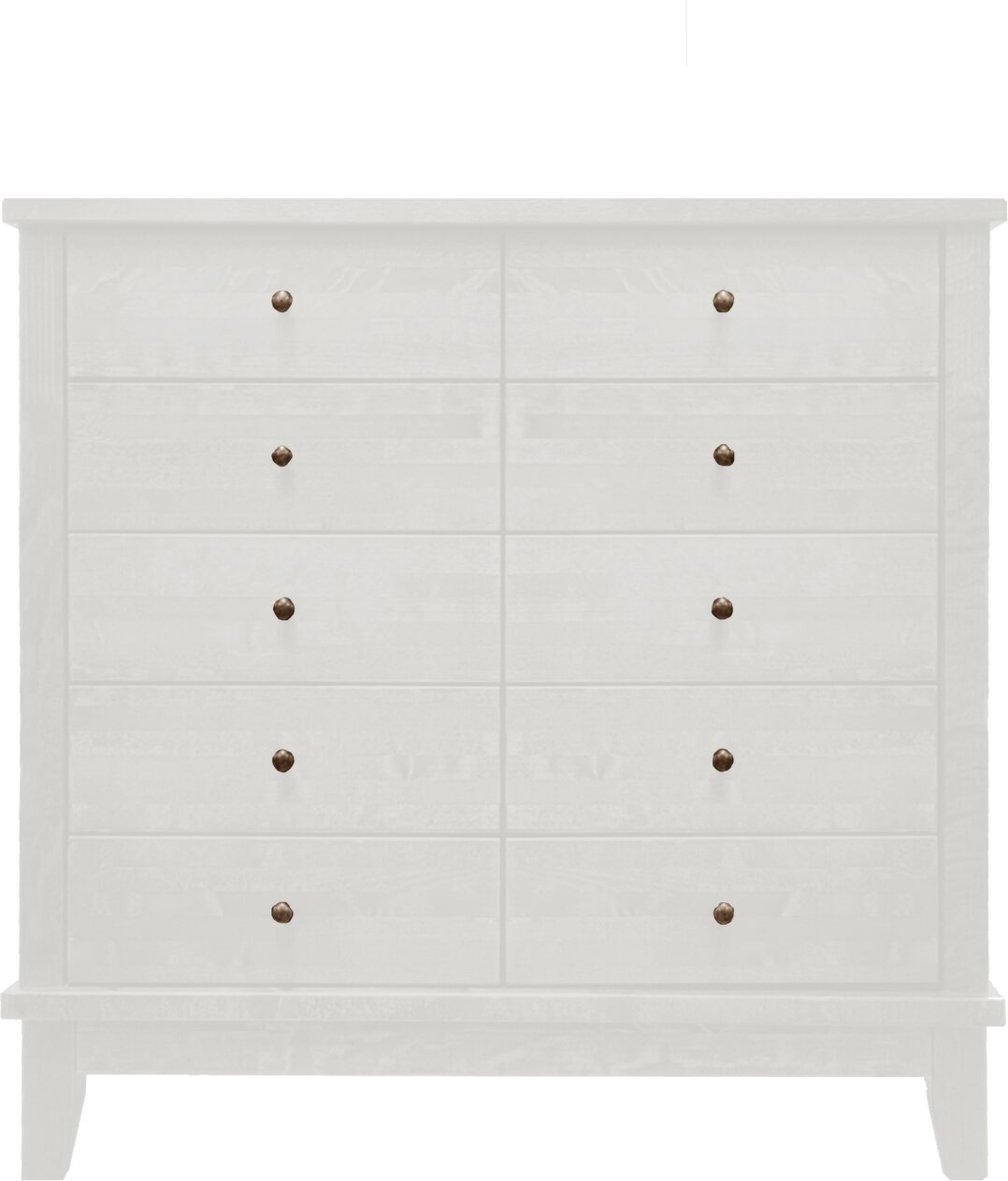 Lintula Björkman-lipasto. 10-laatikkoa. Leveys: 90 cm ja korkeus: 87 cm. Useita eri värivaihtoehtoja. Valkoinen