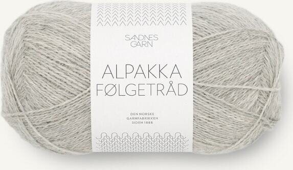 Sandnes Garn Alpakka Følgetråd 1032 Lys Gråmelert