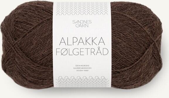 Sandnes Garn Alpakka Følgetråd 3091 Cacao Nibs