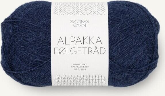 Sandnes Garn Alpakka Følgetråd 5882 Marineblå