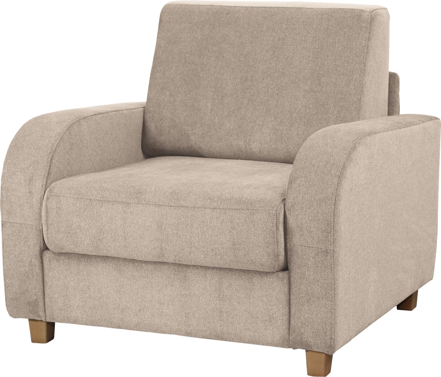 Huonekalukeidas-mallisto Pormestari vuodetuoli. Storm-kangasverhoilu. Kaksi kokoa ja useita eri värivaihtoehtoja. Storm Beige 06