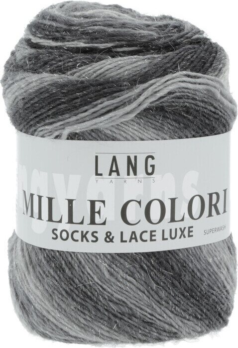 Lang Yarns Mille Colori Socks & Lace Luxe 03 grau