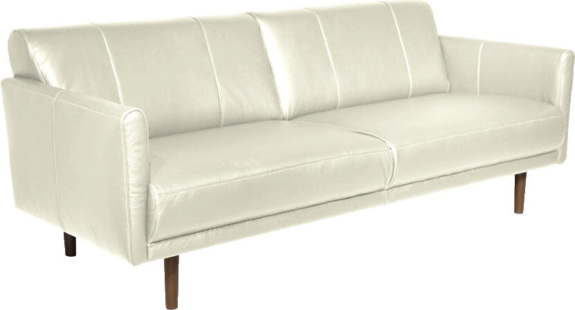 Huonekalukeidas-mallisto Pielinen 3-istuttava nahkasohva. Useita värivaihtoehtoja. Adria Snow White A0131