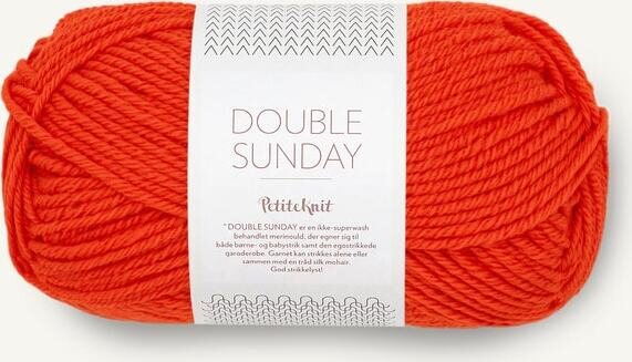 Sandnes Garn PetiteKnit DOUBLE SUNDAY 3819 That Orange Feeling