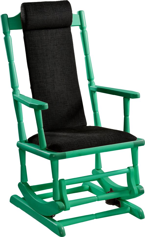 Urjala Kokko jousikeinu käännettävällä jalkatuella. Vihreä