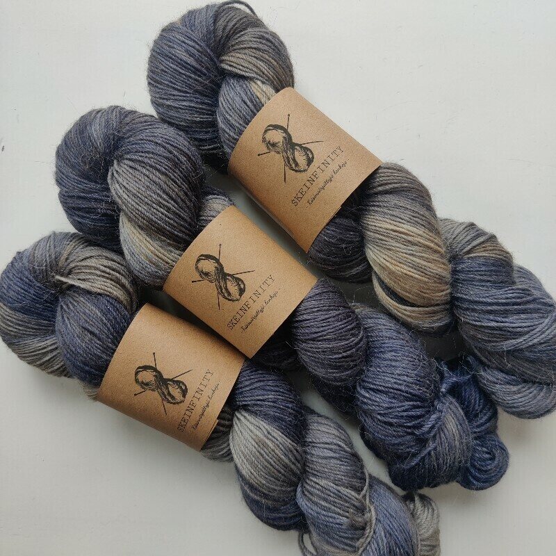 Skeinfinity Alpakkasukka Hiili