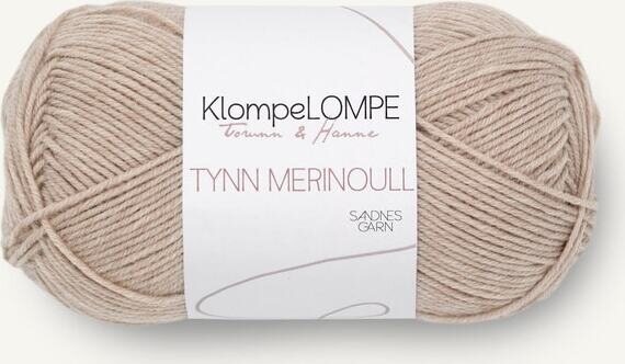 Sandnes Garn Klompelompe Tynn Merinoull 2650 Beigemelert