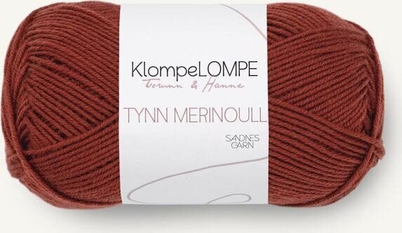 Sandnes Garn Klompelompe Tynn Merinoull 3355 Rust