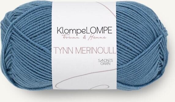 Sandnes Garn Klompelompe Tynn Merinoull 6033 Jeansblå