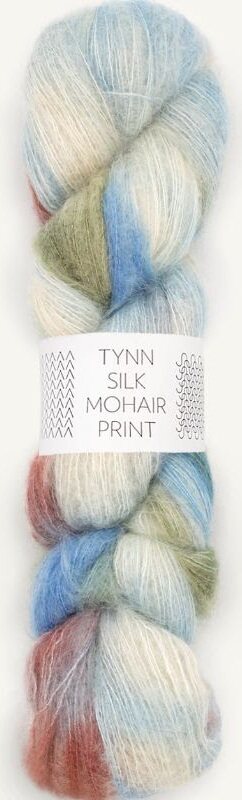 Sandnes Garn Tynn Silk Mohair Print 50g 6085 Desert dawn