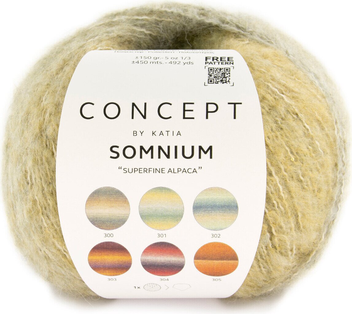 Katia Somnium 301 - Ochre -Grey-Blue green