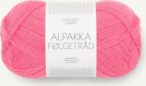 Sandnes Garn Alpakka Følgetråd 4315 Bubblegum Pink