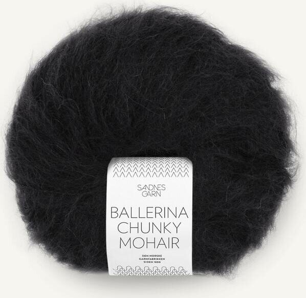 Sandnes Garn Ballerina Chunky Mohair 1099 Svart