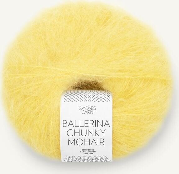 Sandnes Garn Ballerina Chunky Mohair 9004 Lemon