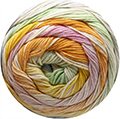 Katia Fair Cotton Infinity 101 - Light lilac-Pastel blue-Light green-Pastel yellow-Orange