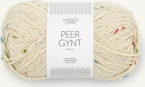 Sandnes Garn Peer Gynt 1044 Natur/Tutti Frutti Tweed