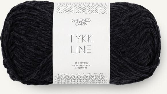 Sandnes Garn Tykk Line 1099 Svart
