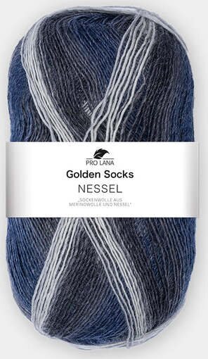 Pro Lana Golden Socks Nessel 82 harmaa-farkku
