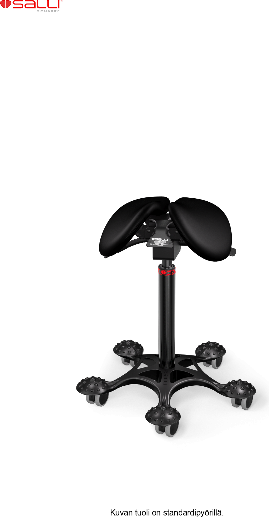 Salli Multiadjuster Standarti Ø 560 mm Salli Base alumiini, matta metalli