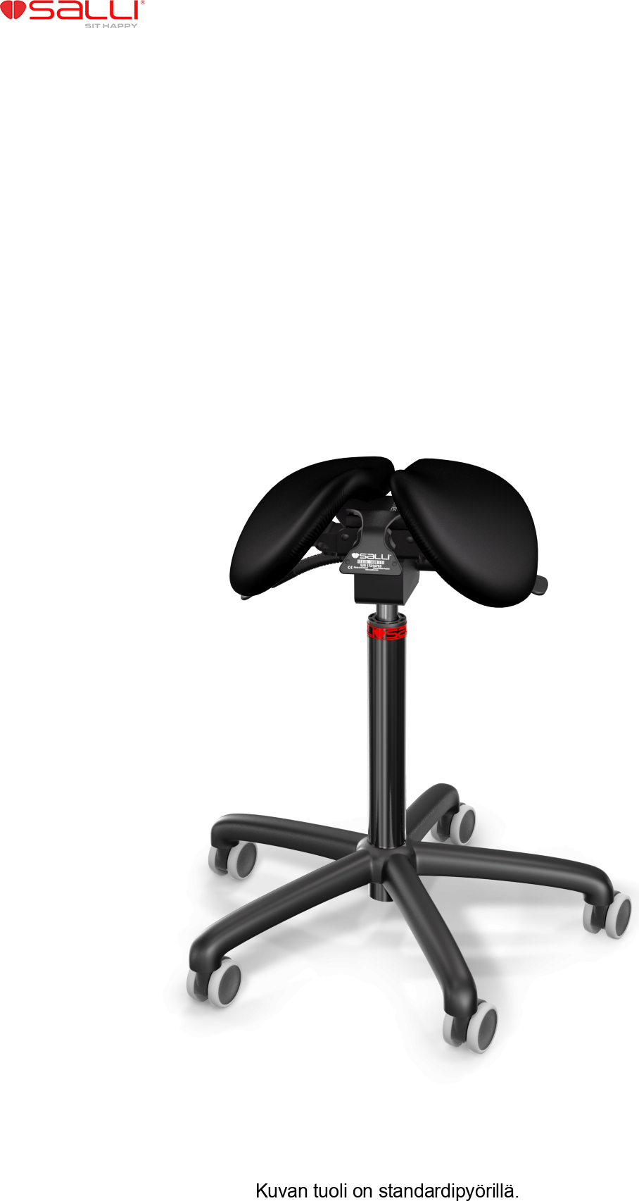 Salli Multiadjuster Ø 600 mm iso alumiini, musta (suositellaan Allroundin kanssa)