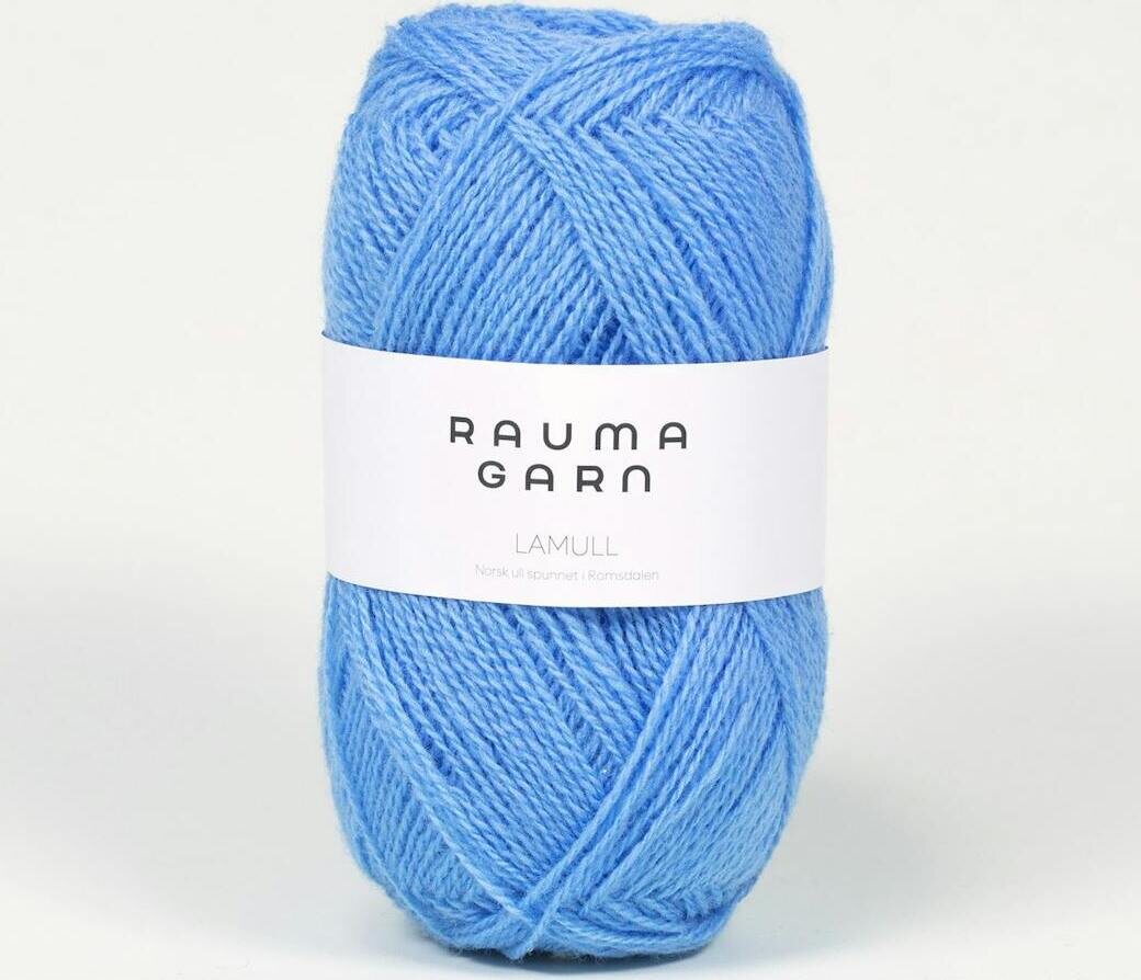 Rauma Garn Lamullgarn 51 Himmelblå