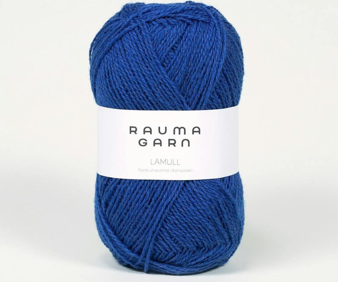 Rauma Garn Lamullgarn 68 Bondeblå