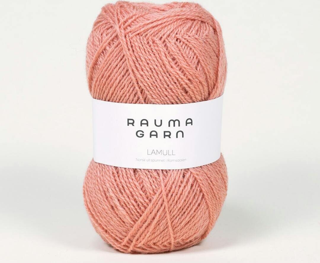 Rauma Garn Lamullgarn 30 Pudderrosa