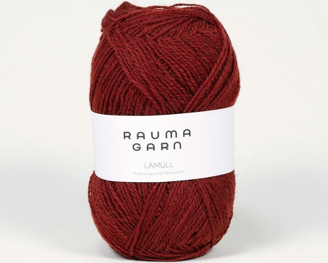 Rauma Garn Lamullgarn 29 Kobberrød