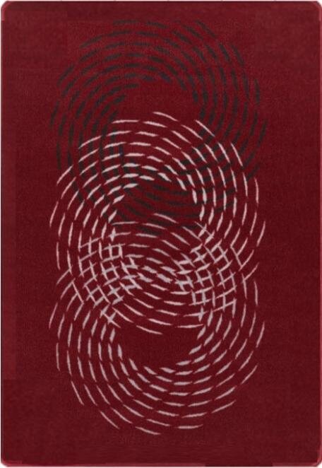 Pyörre 80x150cm Punainen