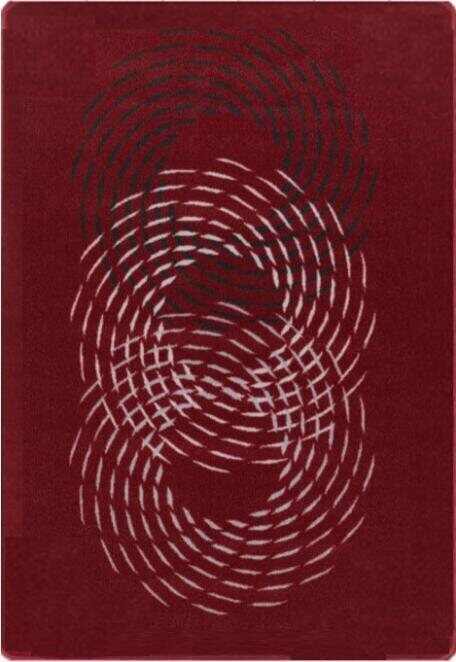 Pyörre 80x350cm Punainen