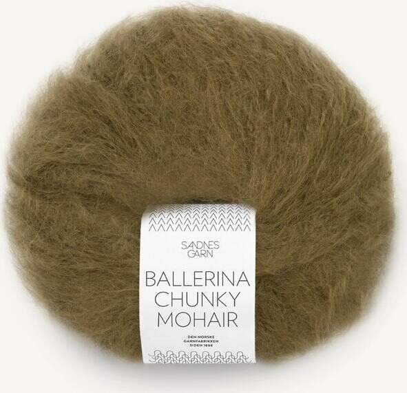 Sandnes Garn Ballerina Chunky Mohair 9873 Dark Olive