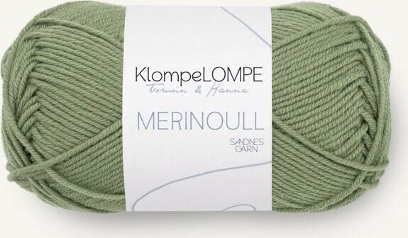 Sandnes Garn KlompeLOMPE Merinoull 9052 Mørk Puddergrønn
