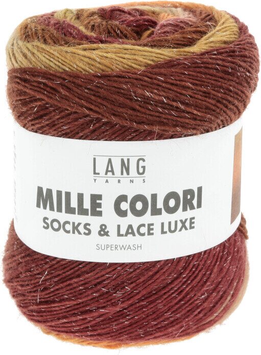Lang Yarns Mille Colori Socks & Lace Luxe 211 Ruska