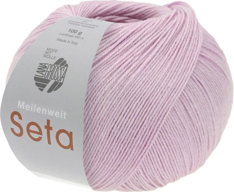 Lana Grossa Meilenweit 100 Seta 3 Roosa