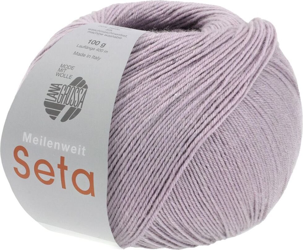 Lana Grossa Meilenweit 100 Seta 25 Antiikki violetti