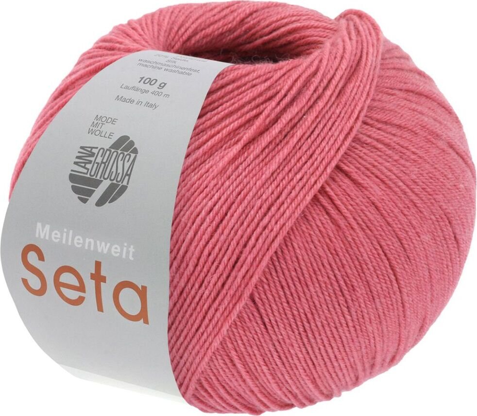 Lana Grossa Meilenweit 100 Seta 44 Persikkaroosa