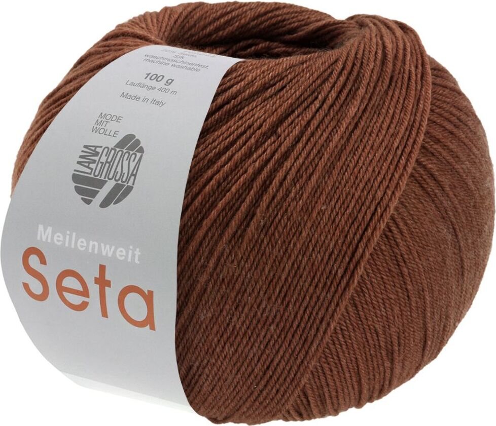 Lana Grossa Meilenweit 100 Seta 47 Nougat