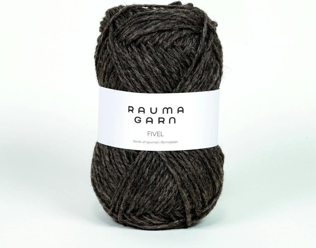 Rauma Garn Fivel 415 Drivved melert