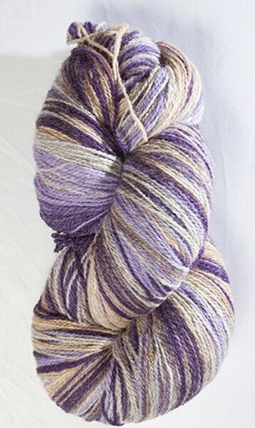 Aade Lõng Vironvilla 8/2 vyyhti monivärinen Lilac-Beige n. 270g