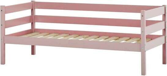 Hoppekids ECO Comfort Juniorisänky 70x160cm reunakaiteilla Pale Rose