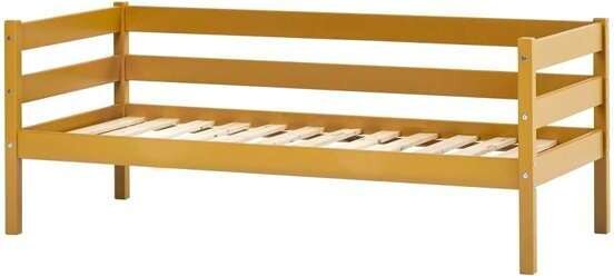 Hoppekids ECO Comfort Juniorisänky 70x160cm reunakaiteilla Autumn Yellow