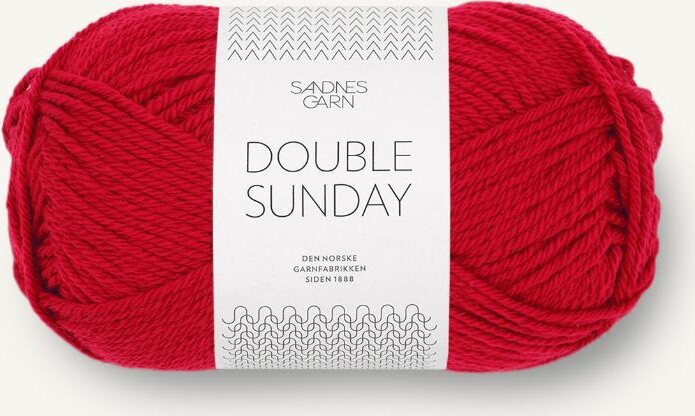 Sandnes Garn Double Sunday 4219 Joulunpunainen