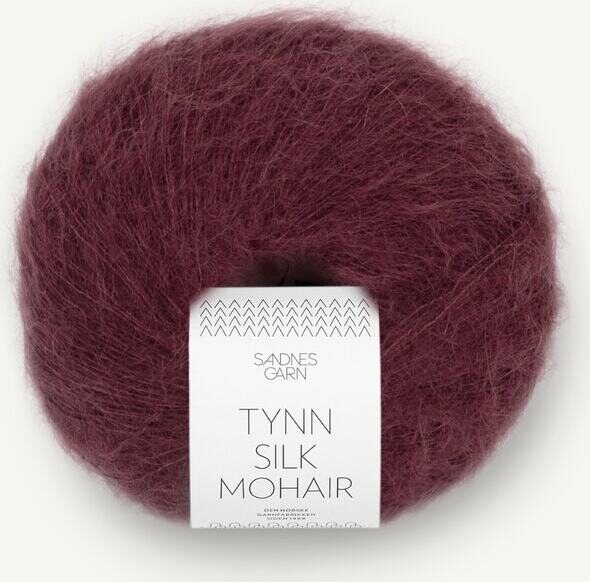 Sandnes Garn Tynn Silk Mohair 4372 Dyp Burgunder
