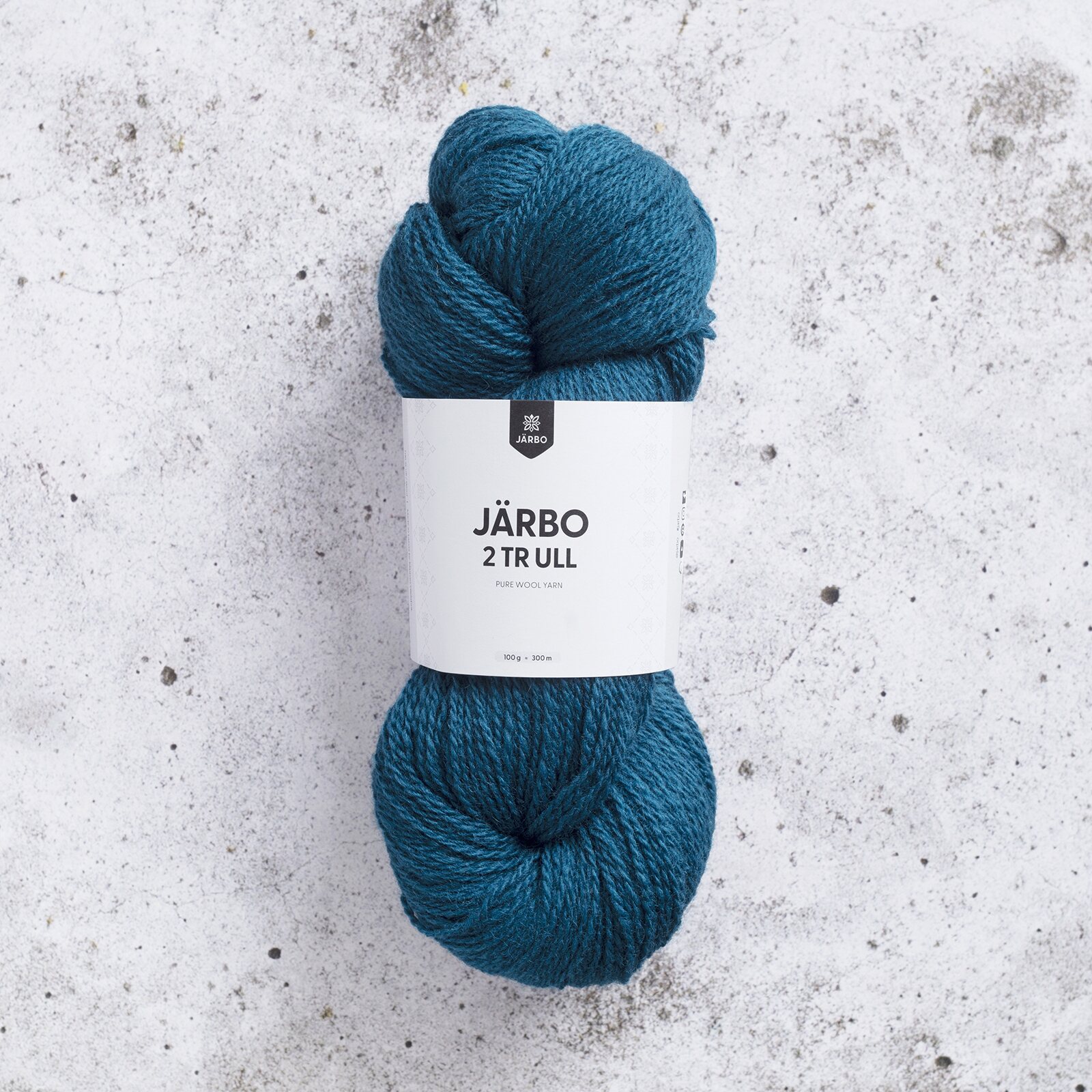 Järbo Garn Svensk Ull 2-säikeinen (Järbo 2 trä) 74139 Scuba blue